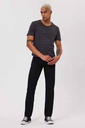 شلوار جین آبی مردانه پاچه لوله ای جین استاندارد کد 683912416