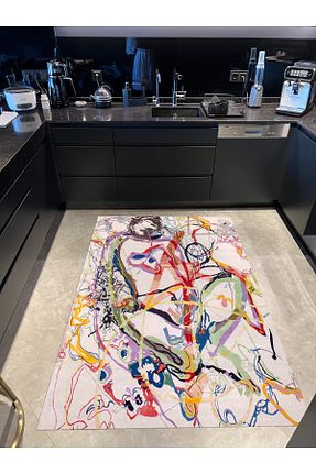 فرش رنگی قابل شستشو Rugs Modern Halı - کد 683634456