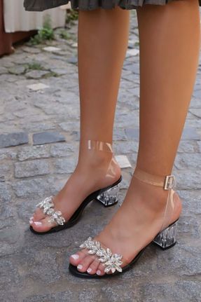 کفش پاشنه بلند کلاسیک مشکی زنانه چرم مصنوعی پاشنه ضخیم پاشنه متوسط ( 5 - 9 cm ) کد 122486890