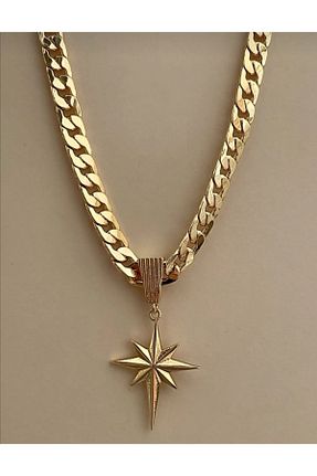 گردنبند جواهر طلائی زنانه برنجی iliyada - کد 683225620