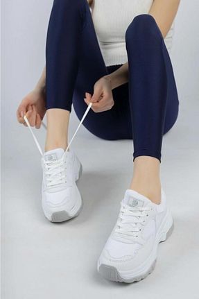 کفش پیاده روی سفید زنانه پارچه ای DarkStep - کد 683390344