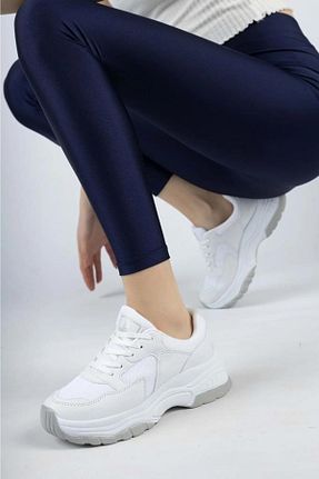 کفش پیاده روی سفید زنانه پارچه ای DarkStep - کد 683390344