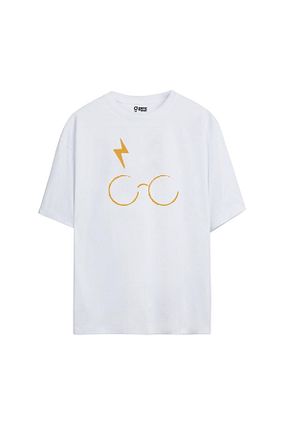 تیشرت سفید زنانه اورسایز Gençwear - کد 683247309
