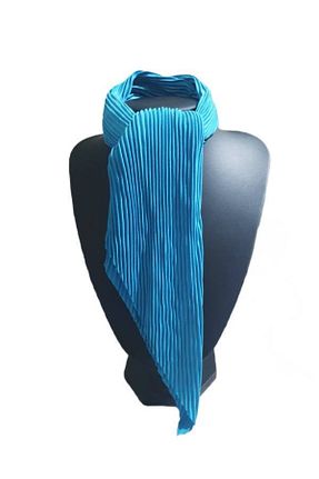 دستمال گردن آبی زنانه پنبه ای EDWOL - کد 683269155