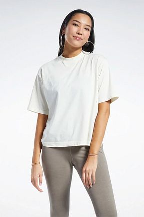 تیشرت سفید زنانه Boxy Reebok - کد 684412765