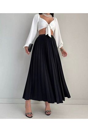 دامن مشکی زنانه پنبه ای St boutique - کد 685034138
