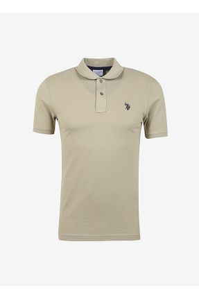 تیشرت خاکی مردانه رگولار U.S. Polo Assn. - کد 685202109