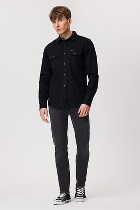 شلوار جین مشکی مردانه جین Lee Cooper - کد 683909129