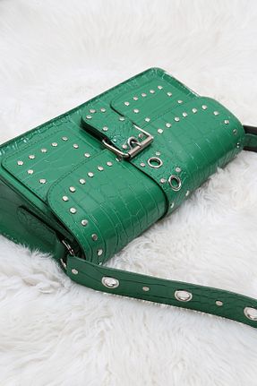 کیف دوشی سبز زنانه چرم مصنوعی Stilgo - کد 665005192