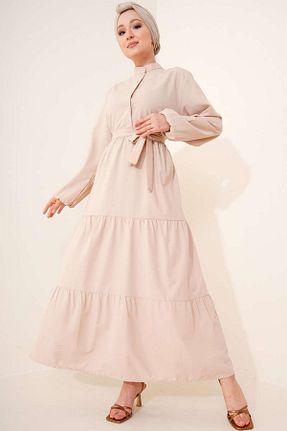 لباس حجاب بژ زنانه Relaxed benguen - کد 683987480