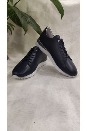 کفش بیرون سرمه ای مردانه چرم مصنوعی Bianco Ossi - کد 684090176