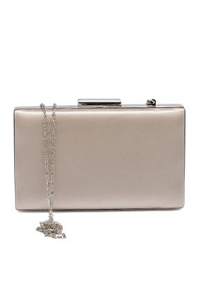 کیف مجلسی قهوه ای زنانه فلزی Biçanta - کد 684479318