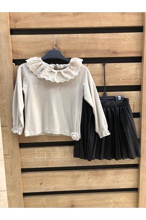 ست بالاتنه و پائین تنه مشکی زنانه بافتنی BETÜŞ BEBE - کد 684512949