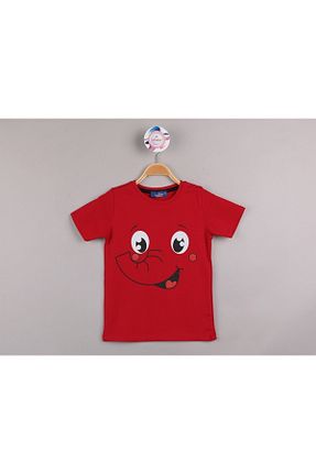 تیشرت قرمز بچه گانه رگولار edoy - کد 684619826