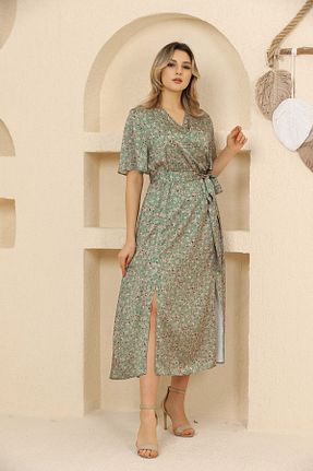 لباس سبز زنانه بافتنی Bidoluelbise - کد 684731681