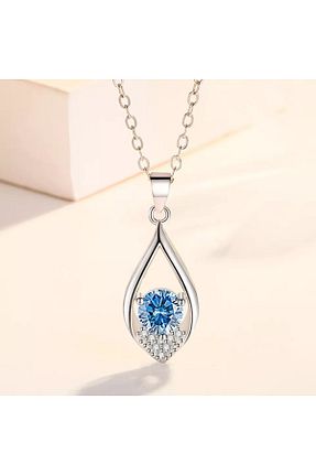 گردنبند نقره آبی زنانه 925 عیار AstoriaSilver - کد 254026549