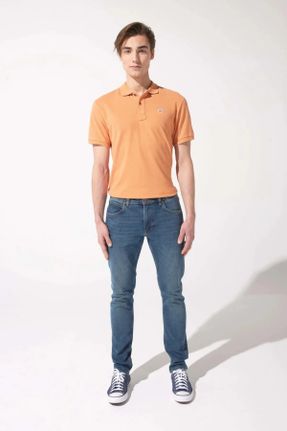 شلوار جین آبی مردانه پاچه تنگ اسلیم استاندارد کد 684169918