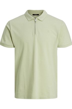 تی شرت سبز مردانه پنبه - پلی استر اسلیم فیت کد 684601430