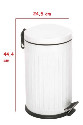 سطل زباله سفید 16 L کد 469853297