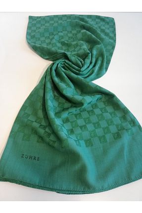 شال سبز زنانه پنبه ای Zühre - کد 685376644