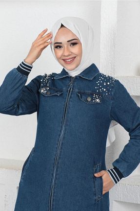کلاه و ابایا سرمه ای زنانه پنبه ای benguen - کد 685583755