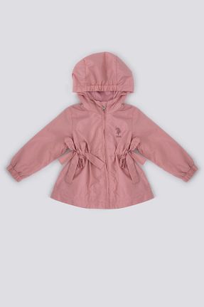 بادگیر و بارانی صورتی بچه گانه ضد آب U.S. Polo Assn. - کد 685605102