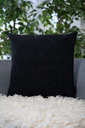 کوسن و روکش کوسن مشکی مخملی Pilloveland - کد 678322348