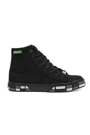 کفش اسنیکر مشکی زنانه بند دار Benetton - کد 305095745