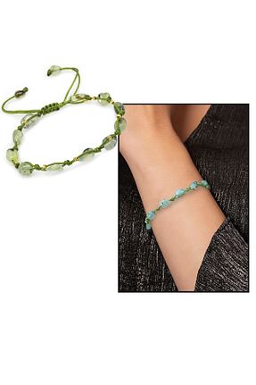 دستبند جواهر نارنجی زنانه سنگ طبیعی EbruHome - کد 686213498