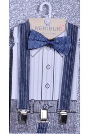 پاپیون آبی بچه گانه پارچه ای NEKİBUKİ - کد 89688877
