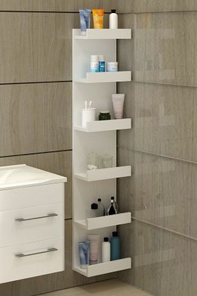 نظم دهنده حمام فیروزه ای چوب Vivonty - کد 89731132