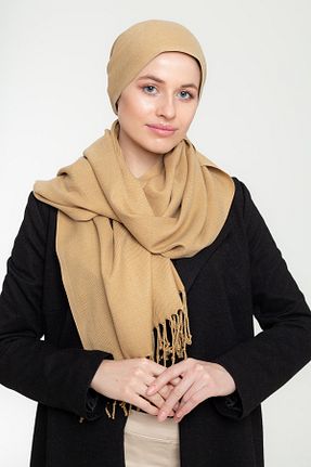 شال قهوه ای زنانه پنبه ای Forum Fashion - کد 89789672