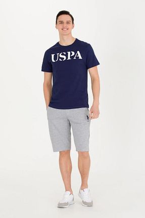 شلوارک و برمودا طوسی مردانه %100 پنبه U.S. Polo Assn. - کد 685274168