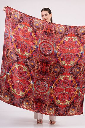 دستمال گردن قرمز زنانه ابریشم Nomads Felt - کد 685471894