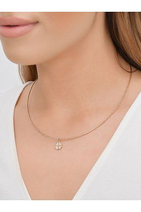 گردنبند طلا زرد زنانه 14 عیار Quyumcu - کد 685544690