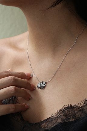 گردنبند نقره سفید زنانه 925 عیار nila silver - کد 409662243