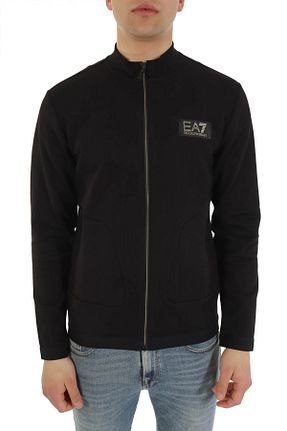 سوئیشرت مشکی مردانه ساده EA7 - کد 686431845