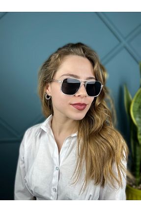 عینک آفتابی سفید زنانه UV400 funeyes - کد 685285984