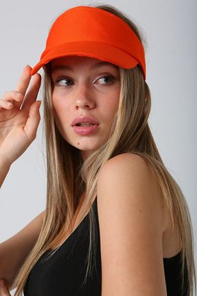 کلاه نارنجی زنانه پلی استر Luminos Butik - کد 269268467