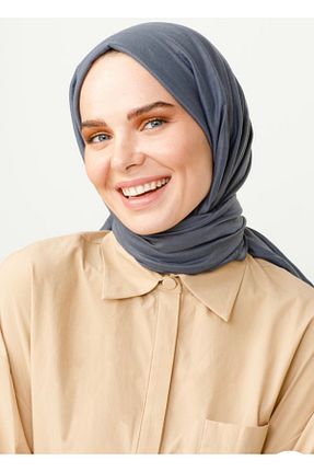 شال طوسی زنانه پنبه ای VALOR - کد 686021475