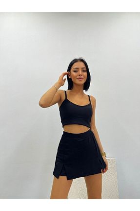 بلوز مشکی زنانه ساده PODOS FASHION - کد 686106360