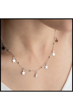 گردنبند نقره زنانه 925 عیار sorti takı aksesuar - کد 686117188