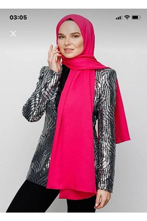 شال صورتی زنانه Medine İpeği Nilbutik - کد 686485609