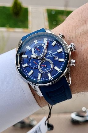 ساعت مچی سرمه ای مردانه 46-50 میلی متر Daniel Klein - کد 686345649