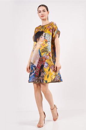 لباس زنانه بافتنی ابریشم اورسایز آستین-کوتاه کد 686869796