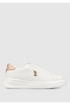 کفش اسنیکر سفید زنانه بدون بند U.S. Polo Assn. - کد 350108962