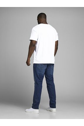 تیشرت سفید مردانه سایز بزرگ Jack & Jones - کد 265772951