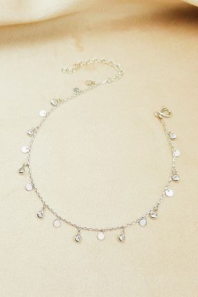 خلخال نقره طوسی زنانه Oruçoğlu Gümüşçülük - کد 687023758