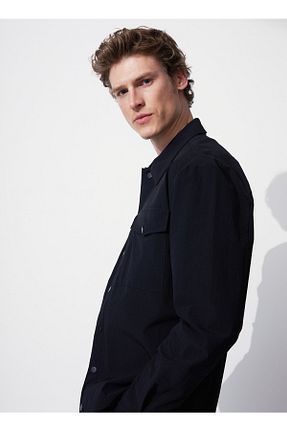 پیراهن مشکی مردانه Loose Black on Black - کد 686580879
