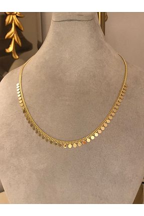 گردنبند نقره زرد زنانه 925 عیار emy by emel luxury silver jewelry - کد 687431257